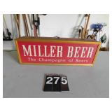 Miller Bar Sign 27" X 9 1/2 "