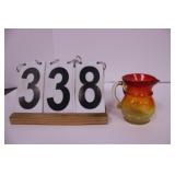 Amberina Cream Pitcher
