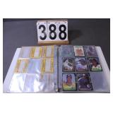 Binder Of 1987 Don Russ Orange Back Baseball -