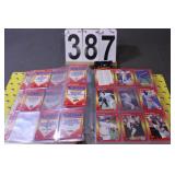 Binder Of  Don Russ Triple Play Baseball Cards-