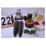 Japanese Wall Pockets ~ Small Ceramic Planters ~