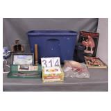 Blue Tote W/ Files - Sand Art - Rockwell Book -