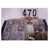 Binder Of Racing Cards Incomplete