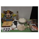 Blue Tote With Cowboy Mickey Pillow ~ Cigar Box ~
