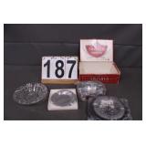 4 Ashtrays Includes Winston