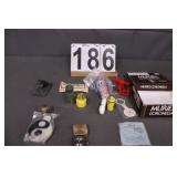 Cigar Box W/ Tape Measure - Doan's Pill Tin -