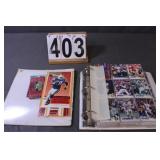Binder Of Football Cards 1996 Front Cover Broke-