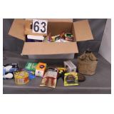 Box W/ Assorted Light Bulbs Includes Painting -