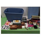 Tote With Tins ~ Jewelry Boxes ~ Watches ~