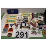 Flat Of Patches & Lapel Pins