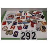 Flat Of Patches Includes Country Patches