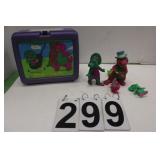 Barney Lunchbox & Figures