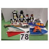 Home Made Penguins ~ Bird Feeder ~ Umbrella Hat ~
