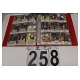 Binder of Basketball Cards