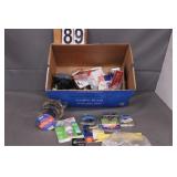 Box W/ Misc. Hardware Includes Black Electrical -