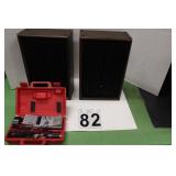 2 General Electric Speakers ~ Mayday CV Radio -