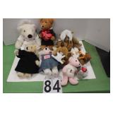 Tote With Stuffed Animals (Mostly Bears)