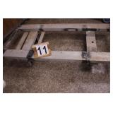 Aluminum Utility Cart 10.5'T X 60.5'L X 28'W