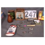 Wood Box - Tobacco Holder - Belt Buckles -