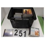 Tub of CD's Includes The Nystic Harp
