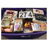 Purple Tote of VHS Includes Snow White