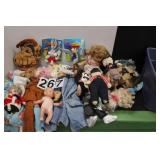 Blue Tote w/ Dolls Includes Bugs Bunny ~