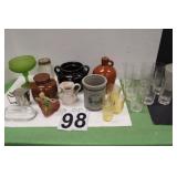 Jar ~ Candy Dish ~  Stoneware Vases ~ Creamers ~