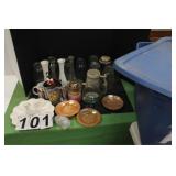 Teapot ~ Coca-Cola Mugs ~ Jars ~ Santa Snow Glob ~