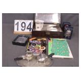 Mans Jewelry Valet W/ Whiskey Flask - Stickers-