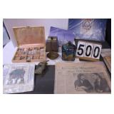 Costume Jewelry ~ Card Shuffler ~ Brass Pelican ~