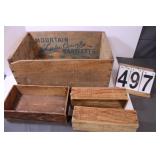 Wooden Crates (1 Needs Repaired)