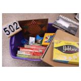 Tote Of Board Games Includes Chinese Checkers