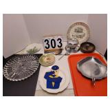 Serving Tray W/ Decorative Plates