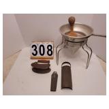 Kraut  Cutter ~ Vintage Graters ~ Strainer