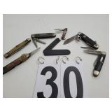 6 Pocket Knifes One Is Boy Scout Pocket Knife
