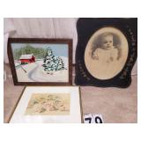 3 Pictures Includes Baby