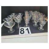 Bryce Rose Pattern Stemware