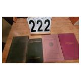 4 Books Early 1900
