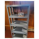 Pair Of Grey Plastic Shelf 61.5" X 30" X 10"