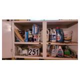 Contents Of Cabinet Includes Clorox & Downy