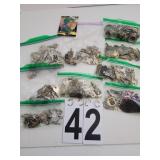 8 Bags Of Keys ~ 2 Bags Of Key Rings