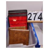 5 Divided Jewelry Displays ~ Two Albums ~ Tote