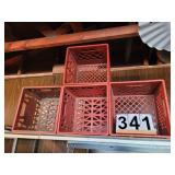 4 Milk Crates