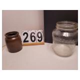 Brown Jar ~ Clear Gallon Jar