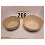 10" Bowl (Has Cracks) ~ 11" Bowl (Has Chips)