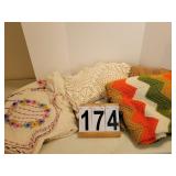 Crocheted Table Cloths ~ Embroidered Table