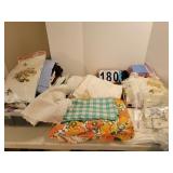 3 Totes Of Doilies ~ Table Runners ~ Cloth