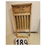 Columbus Co. Made-Rite Wash Board 24" X 12"