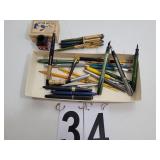Box Of Fountain Pens ~ Advertising Pens