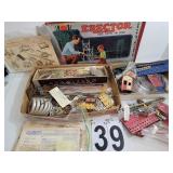 3 incomplete Erector Sets